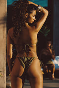Bahia Olive Bikini Bottom